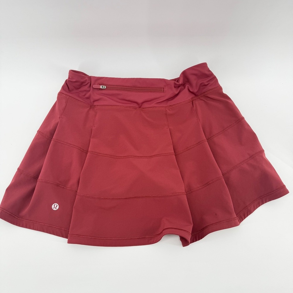lululemon athletica Women's Red Athletic Skort
